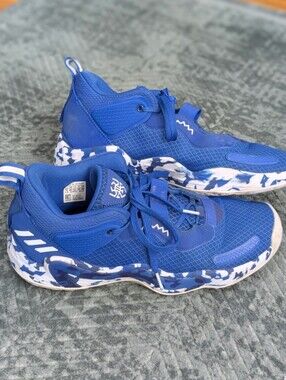 Adidas D.O.N. Issue 3 Royal Blue/White Basketball Shoes Men’s Size 11
